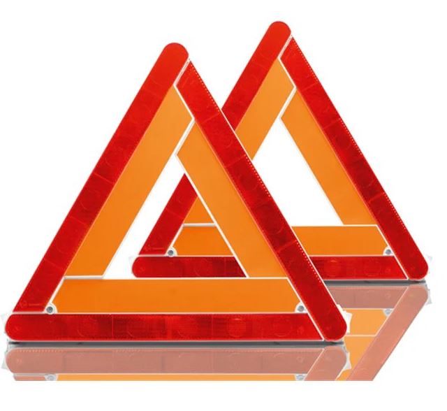 Знак аварійної зупинки (комплект із 2 шт.) (42932)